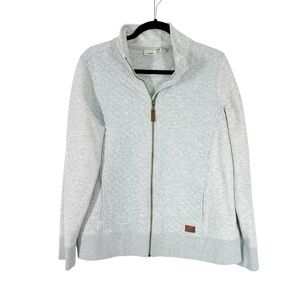 L.L. Bean Quilted full zip sweatshirt